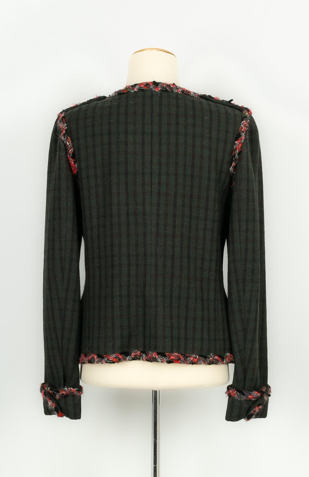 Chanel Paris / Edinburgh Gorgeous CC Gripoix Buttons Jacket  3