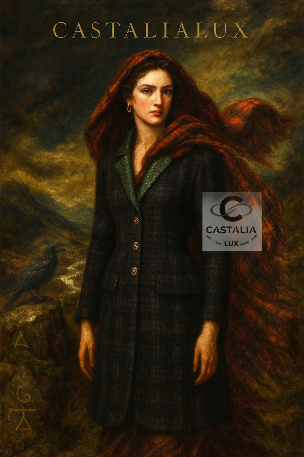 Femenino o masculino CHANEL París / Edimburgo Abrigo de tweed con botones de tartán Gripoix 36 FR en venta