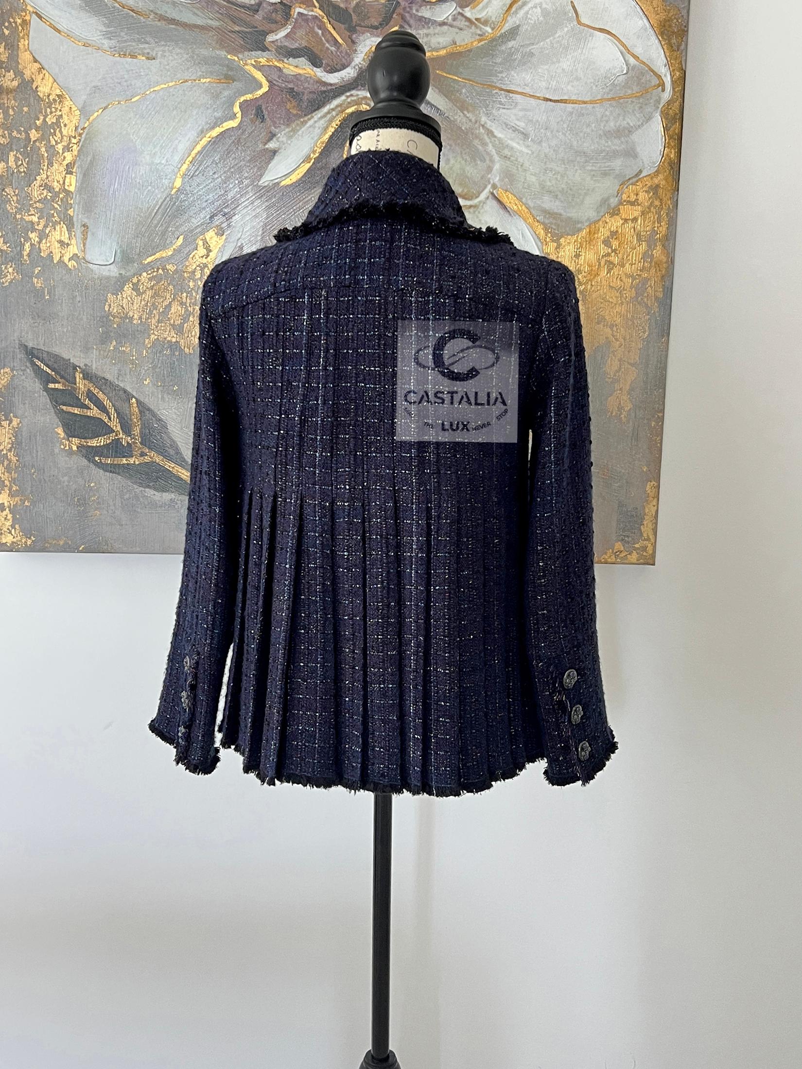 CHANEL París / Edimburgo Chaqueta de tweed Highland Grandeur 38 FR 5