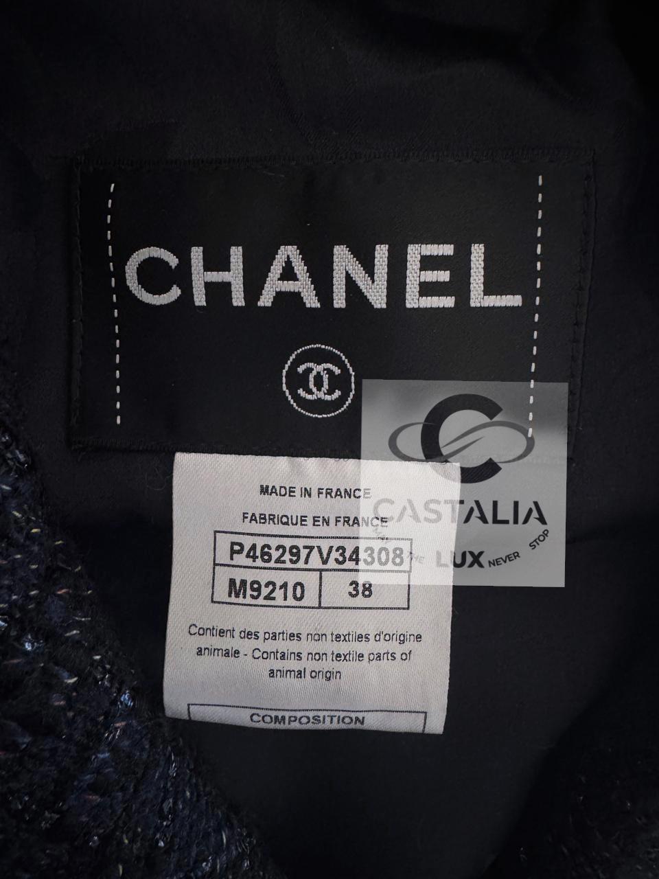CHANEL París / Edimburgo Chaqueta de tweed Highland Grandeur 38 FR 6