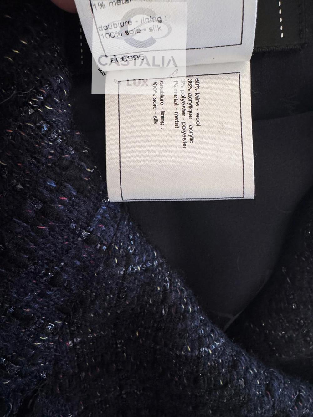 CHANEL París / Edimburgo Chaqueta de tweed Highland Grandeur 38 FR 7