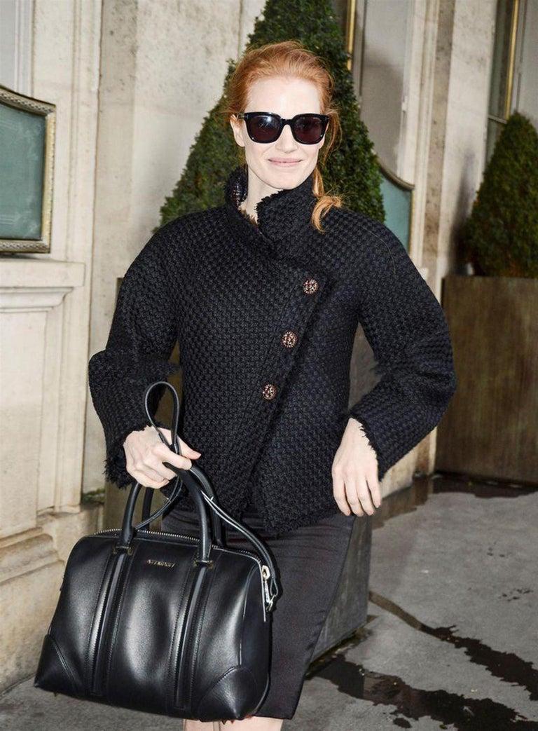 Chanel Paris / Edinburgh Iconic Ecru & Tartan Tweed jacket In Excellent Condition For Sale In Dubai, AE
