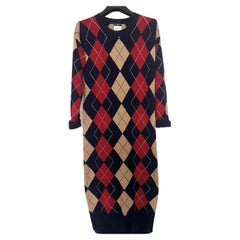 Chanel Paris / Edinburgh Maxi Cashmere Tartan Dress