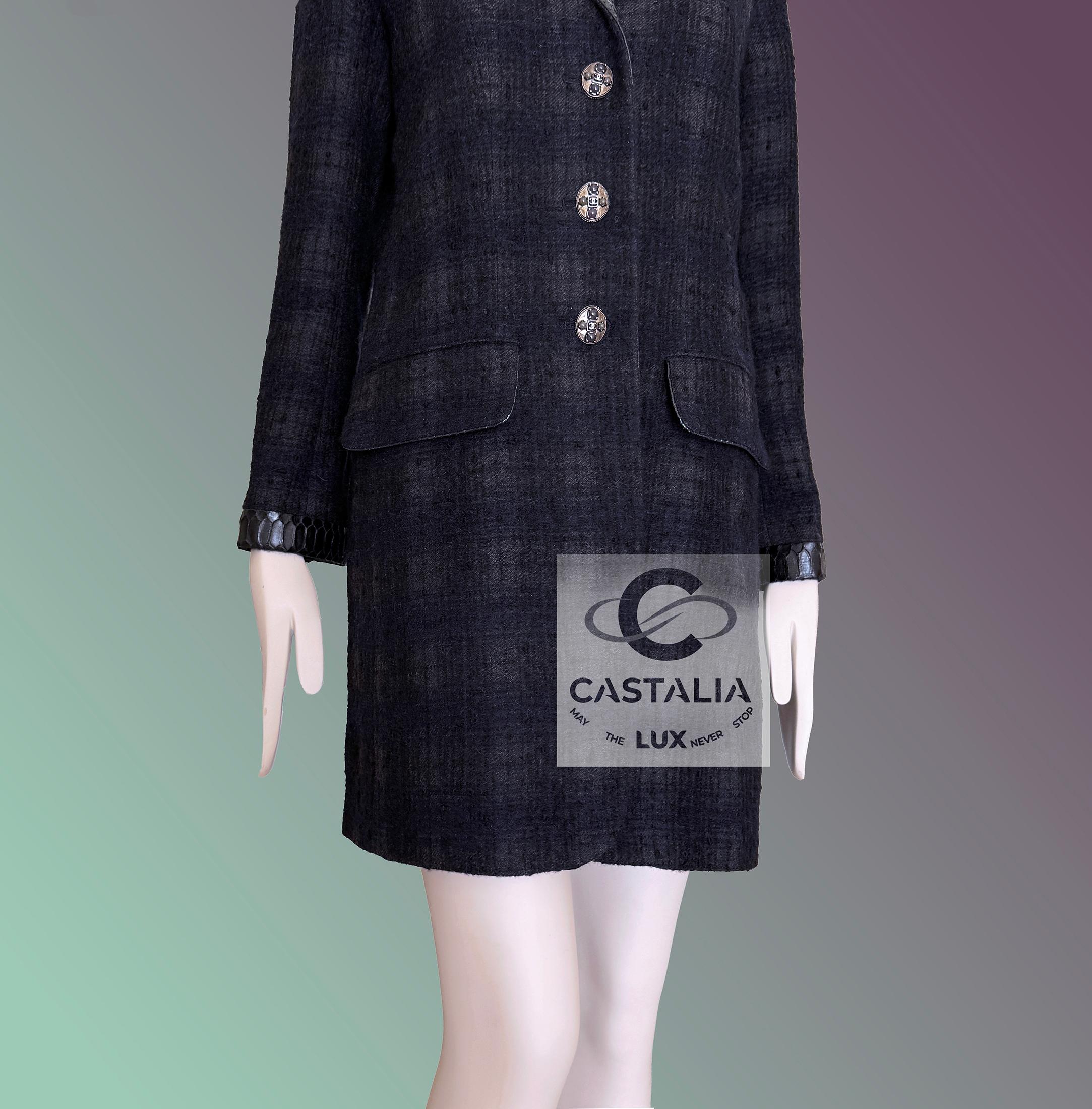 Chanel París / Edimburgo Abrigo Relic Tartán Tweed 36 FR en venta 5
