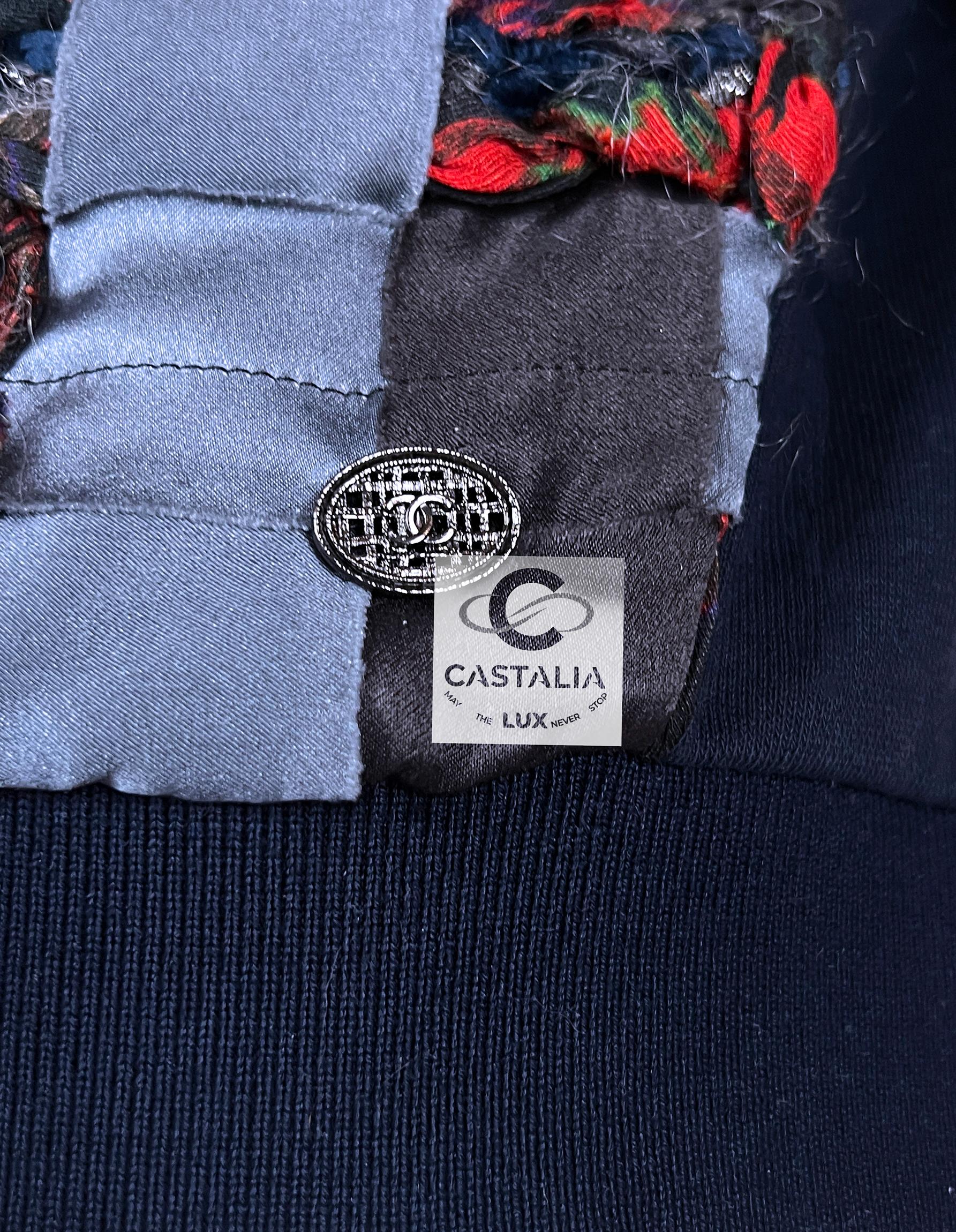 Chanel Paris / Edinburgh Ribbons & Tartan Braids Jumper 40 FR 1