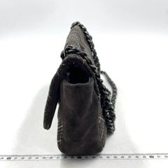 Chanel Paris-Edinburgh Saltire 2013 Seude Stitched Single Flap Medium in Grey