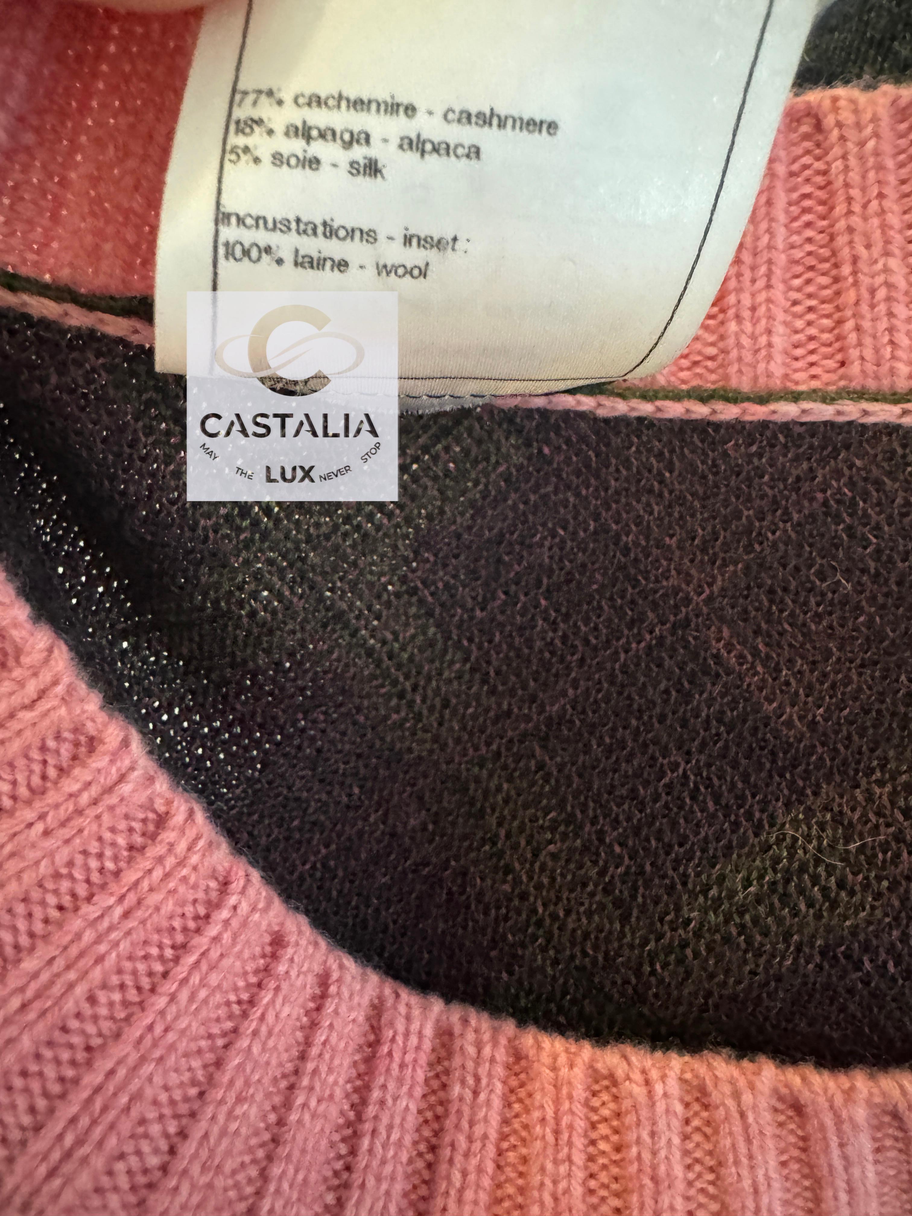 Chanel Paris / Edinburgh Tartan Cashmere Dress 36 FR 7