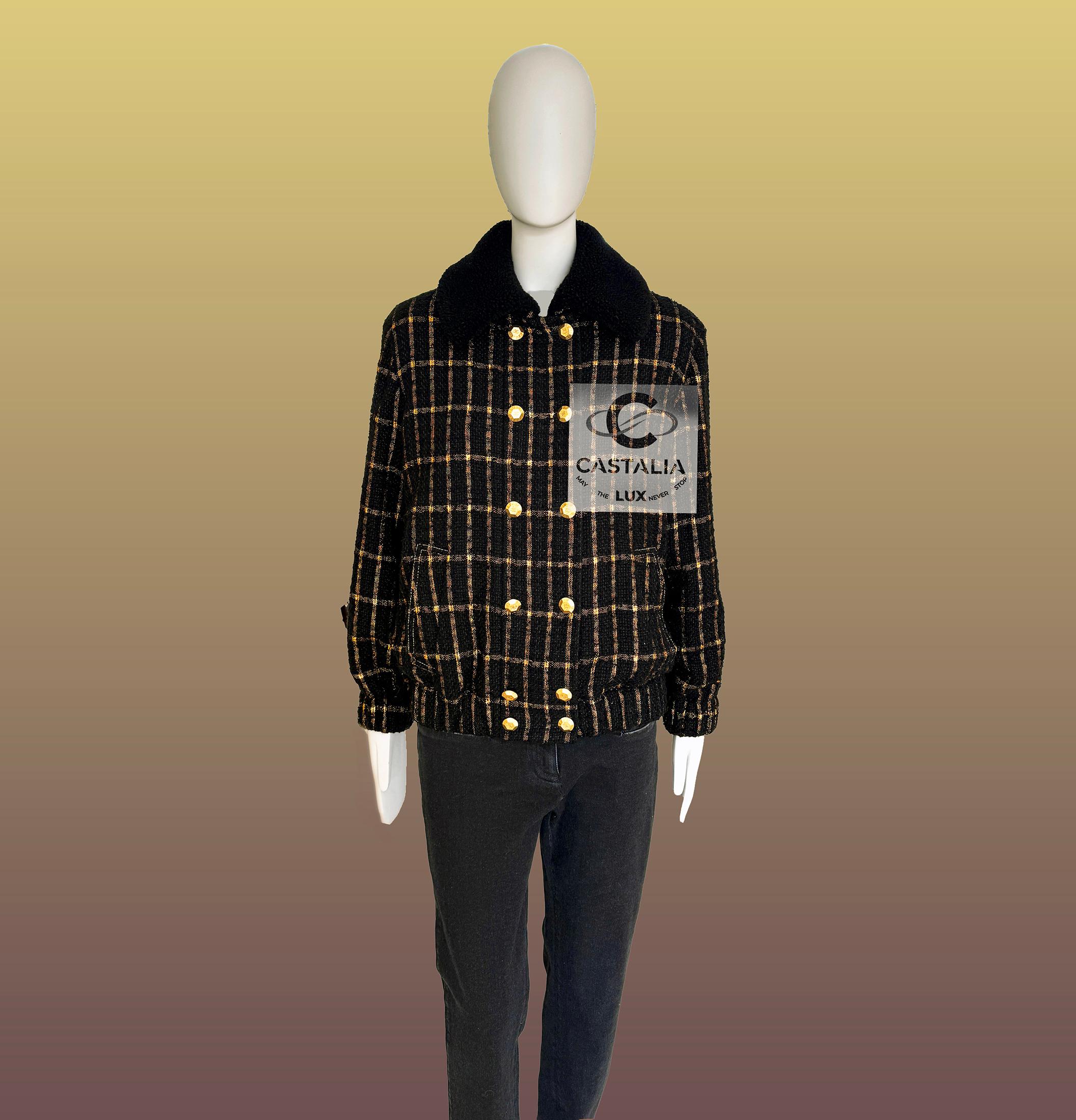 Chanel Paris / Egypt Eternal Geometry Giacca in tweed nero 36 FR In condizioni ottime in vendita a Dubai, AE
