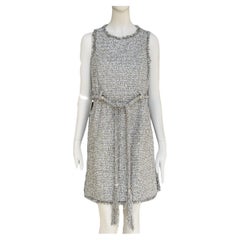 Chanel Paris / Greece Jewel Belt Tweed Dress 36 FR