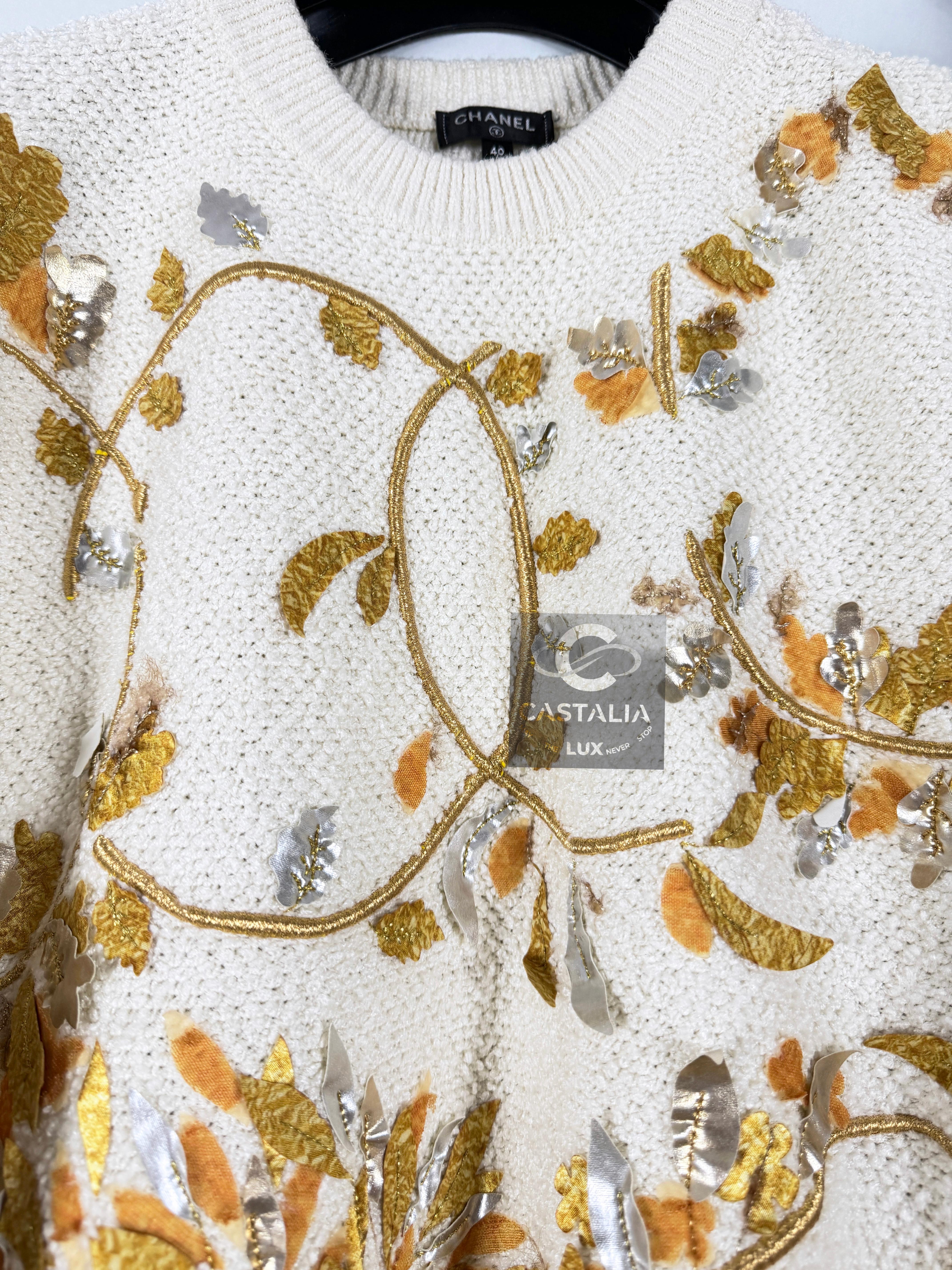 Chanel Paris / Greece Runway CC Logo Jumper 40 FR 6