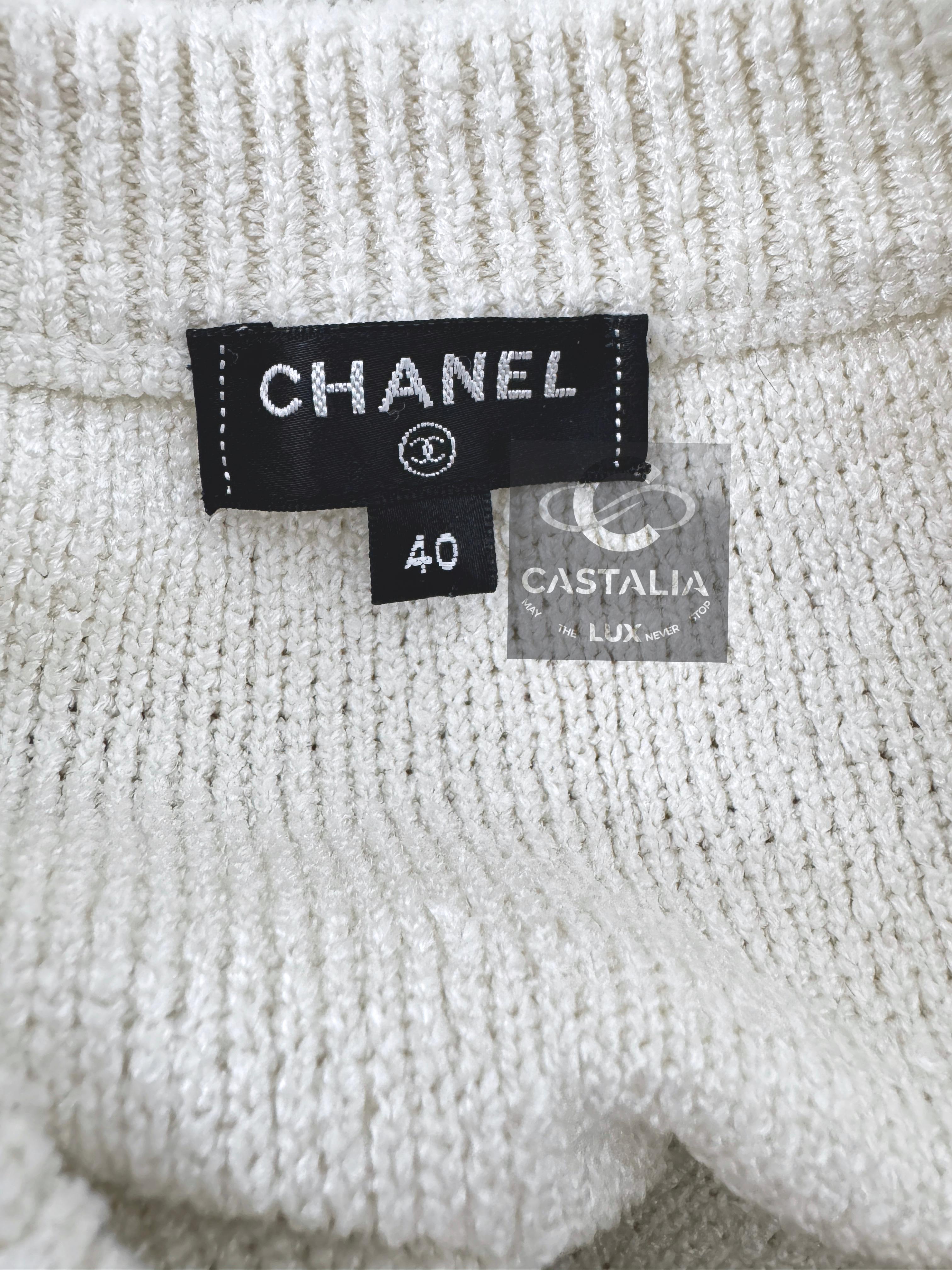 Chanel Paris / Greece Runway CC Logo Jumper 40 FR 8