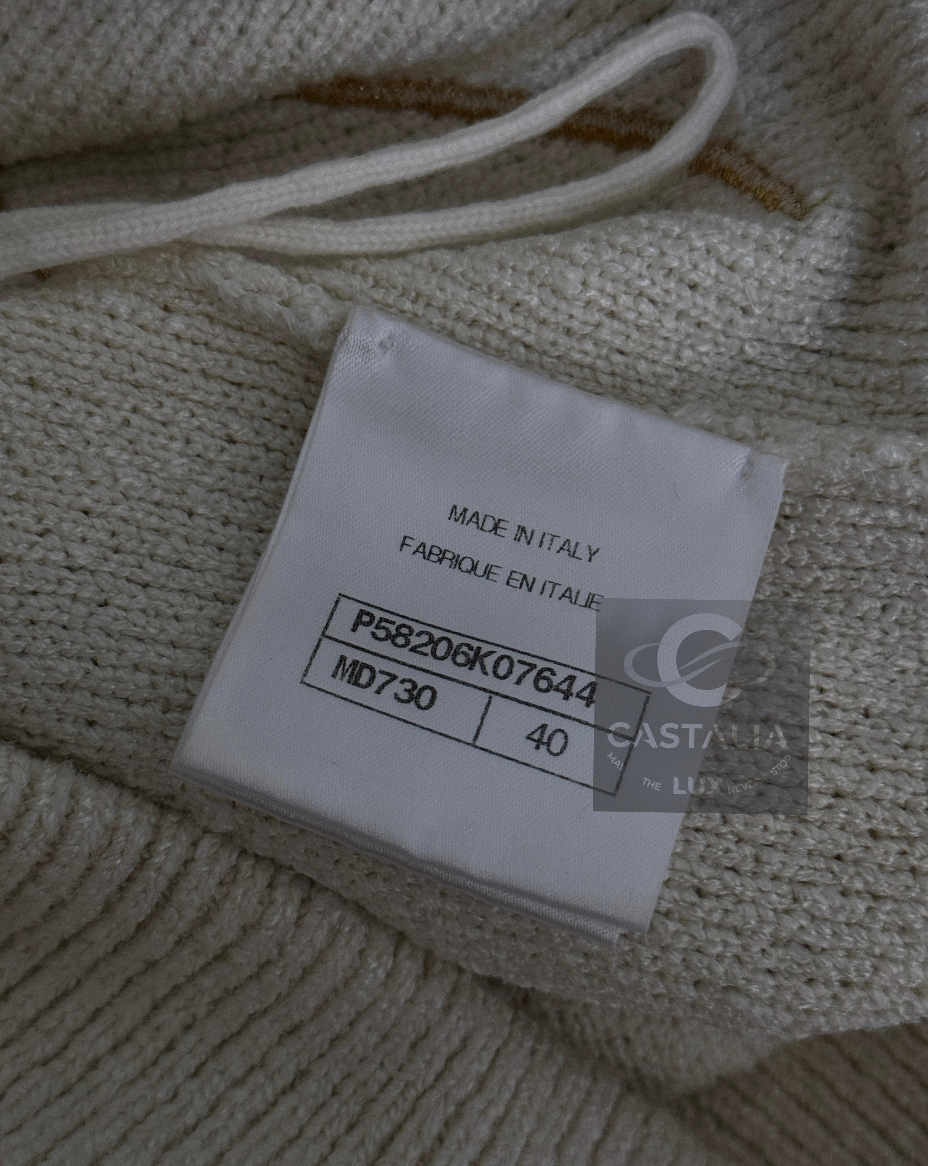 Chanel Paris / Greece Runway CC Logo Jumper 40 FR 9