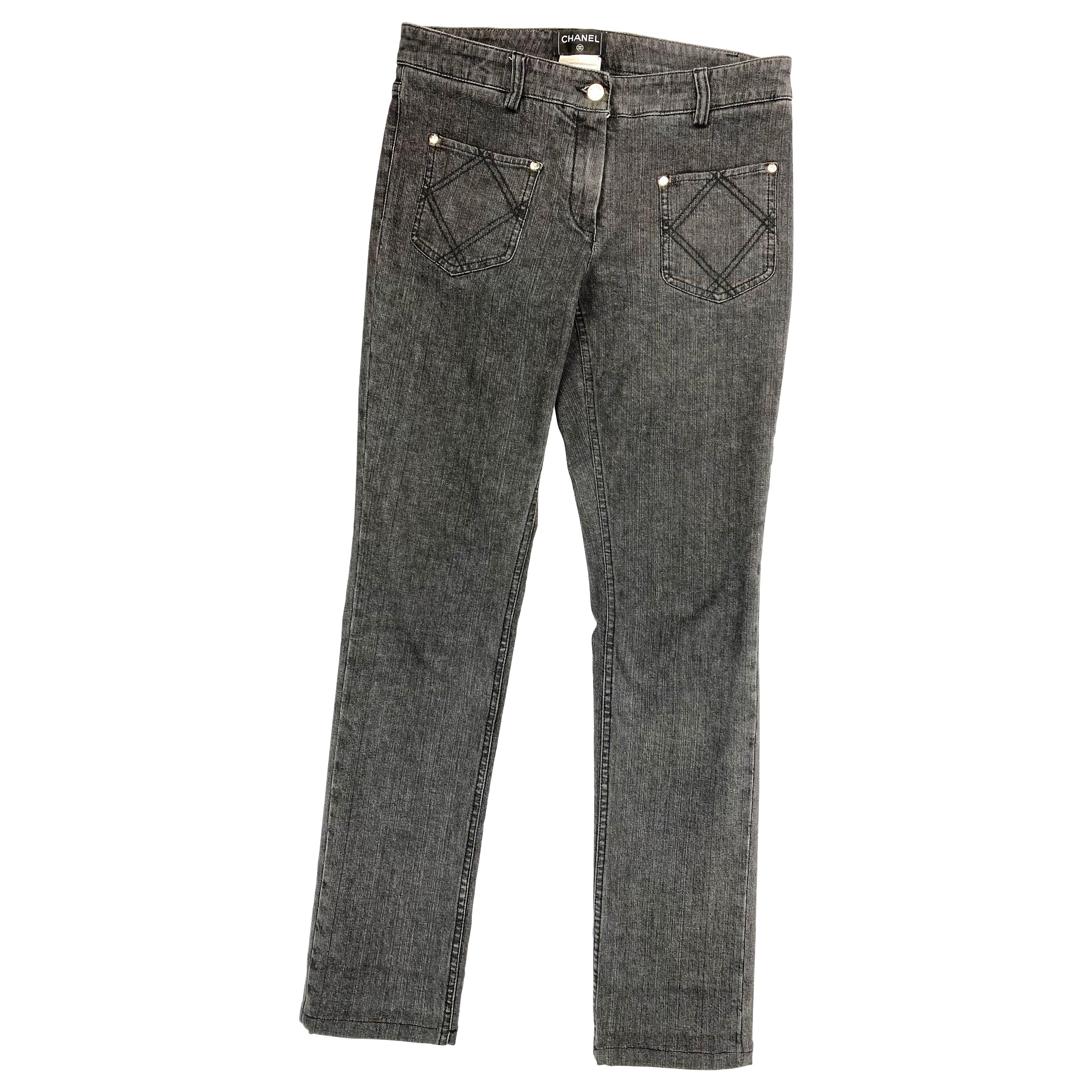 vintage chanel jeans