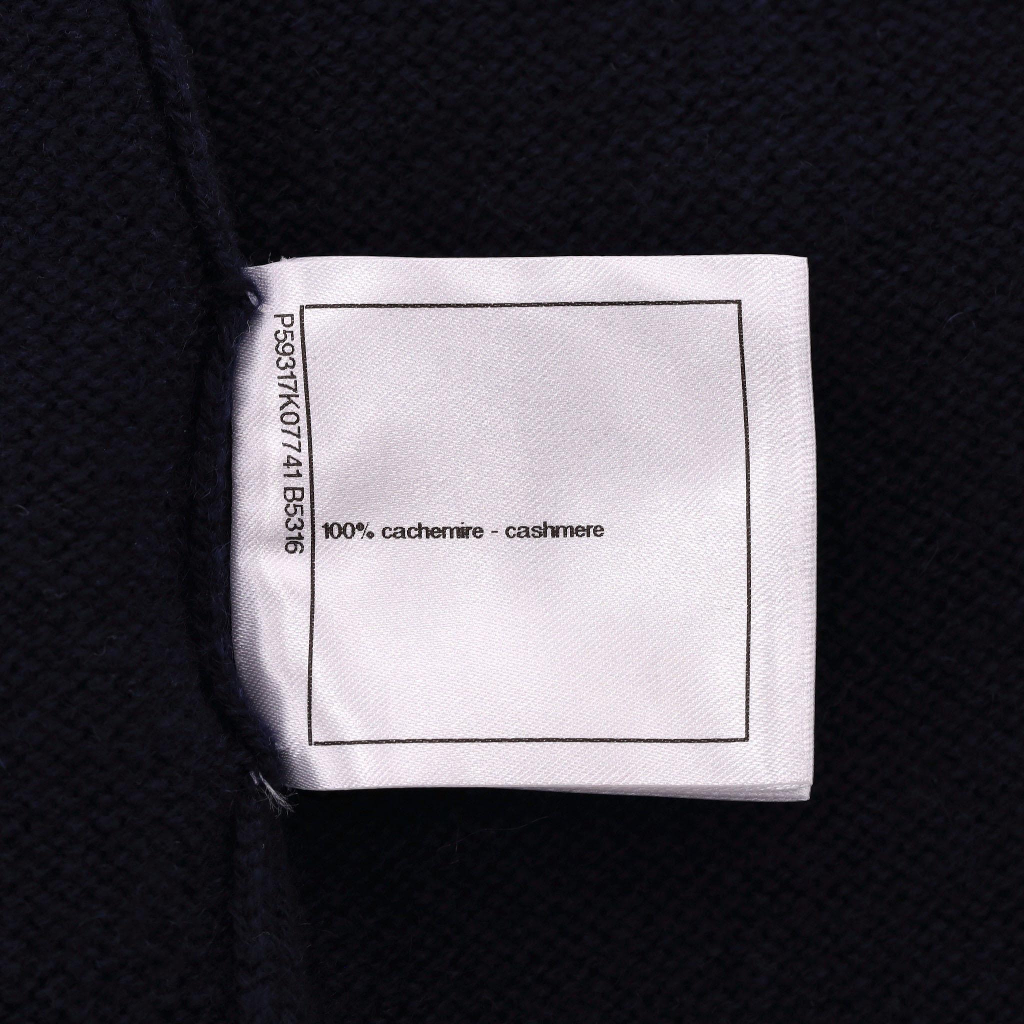 Chanel Paris - Hamburg Cashmere Cardigan For Sale 4