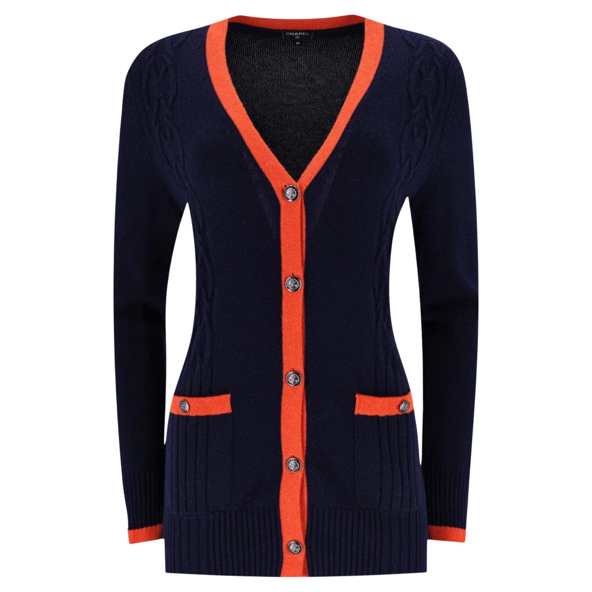 Chanel Paris - Hamburg Cashmere Cardigan For Sale