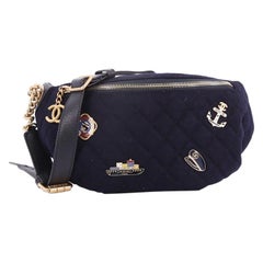 Chanel Paris-Hamburg Charms Waist Bag Quilted Wool and Lambskin