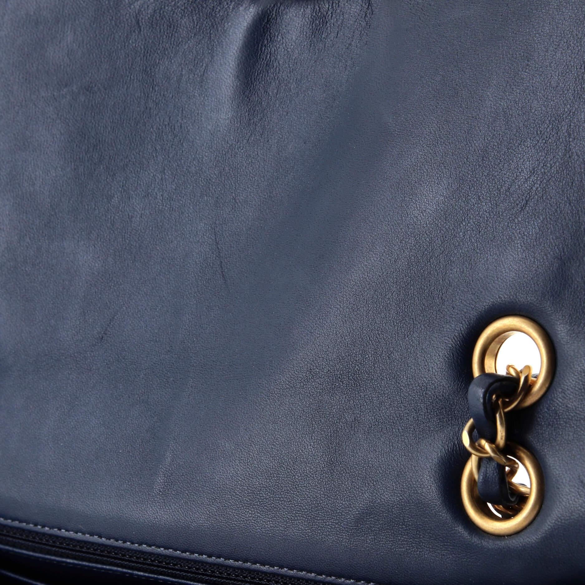 Chanel Paris-Hamburg Classic Single Flap Bag Braided Quilted Tweed Medium 4