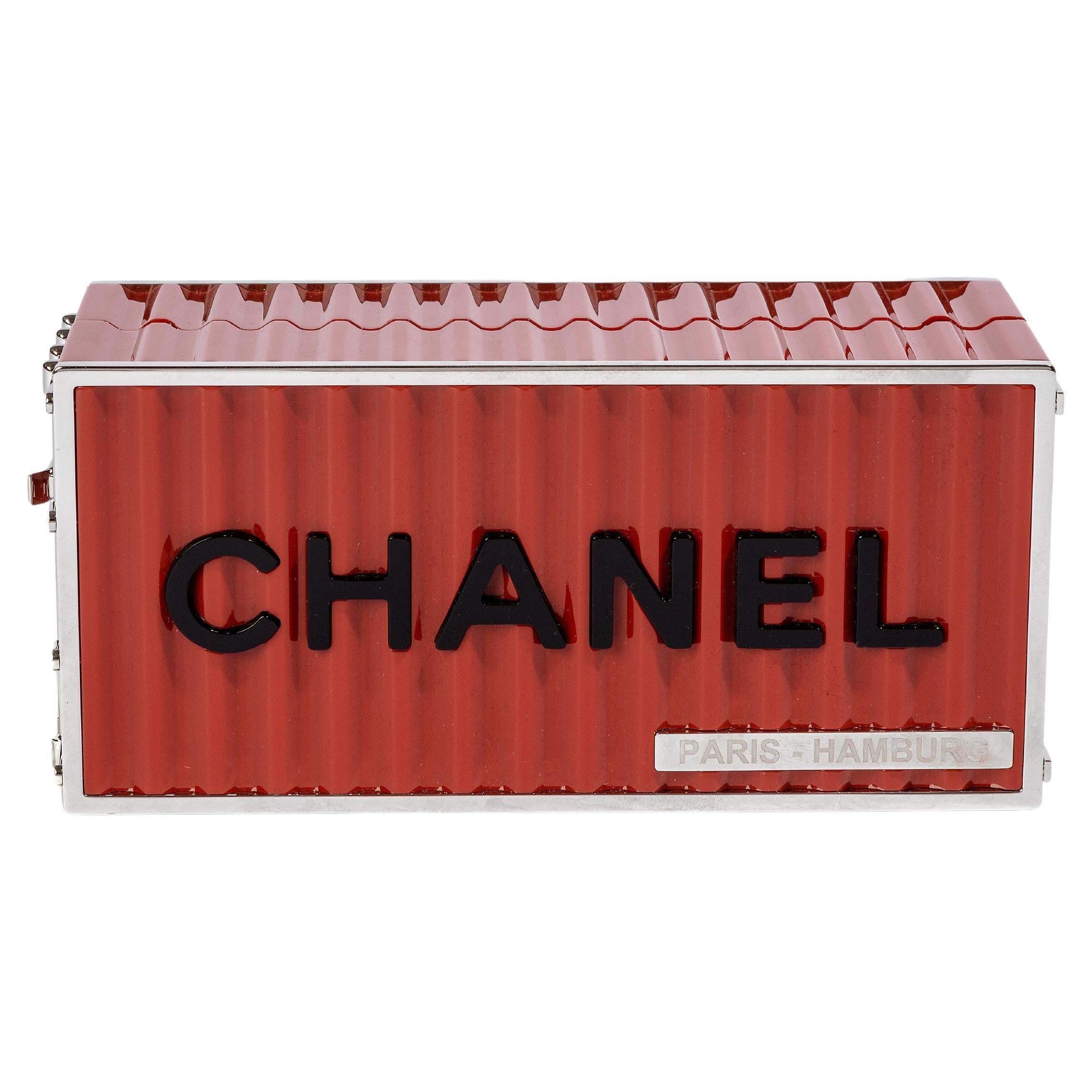 Chanel Paris Hamburg Container Minaudière Clutch Bag 2017