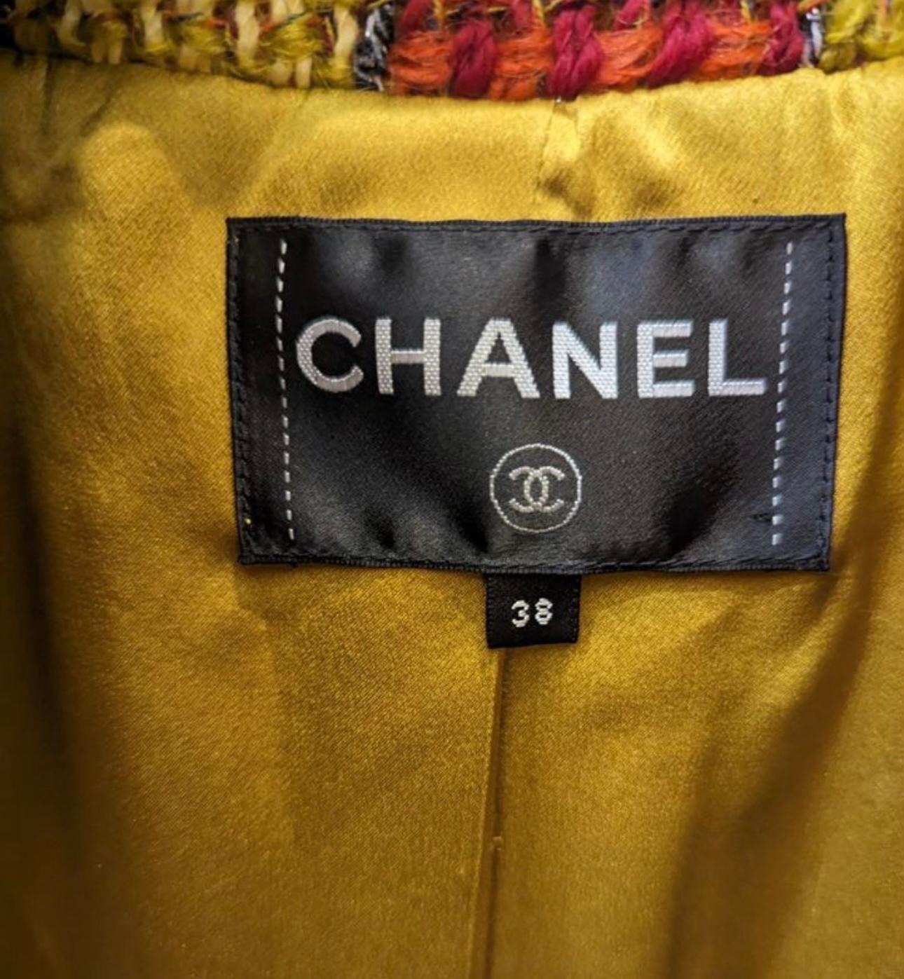 Chanel Paris / Hamburg Runway Tweed Coat 7