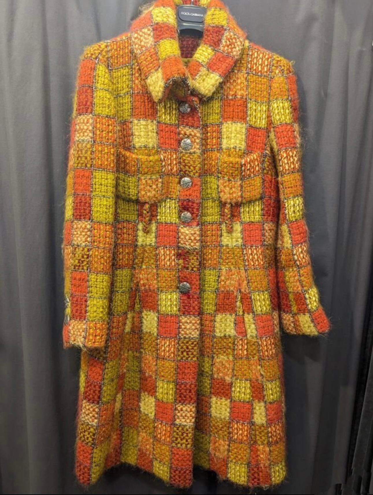 Chanel Paris / Hamburg Runway Tweed Coat 1