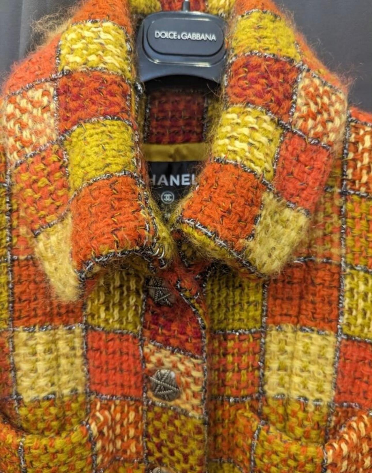 Chanel Paris / Hamburg Runway Tweed Coat 2