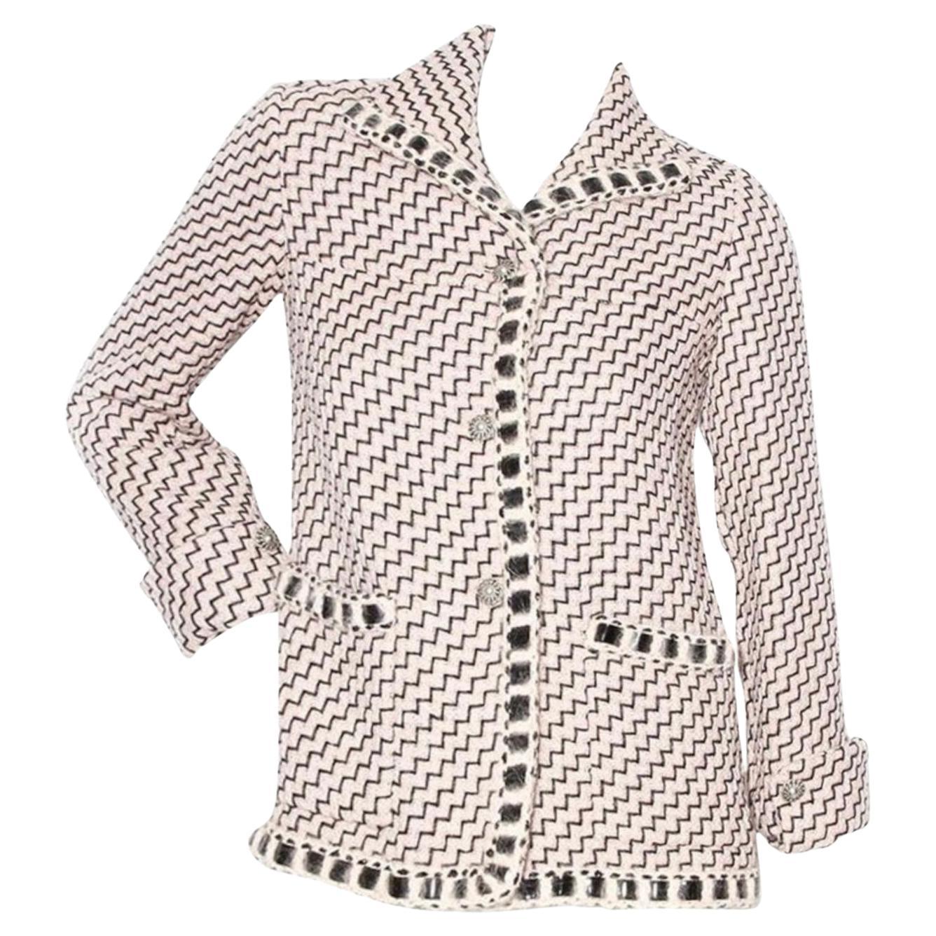 Chanel Paris in Rome Runway Tweed and Lace Jacket For Sale