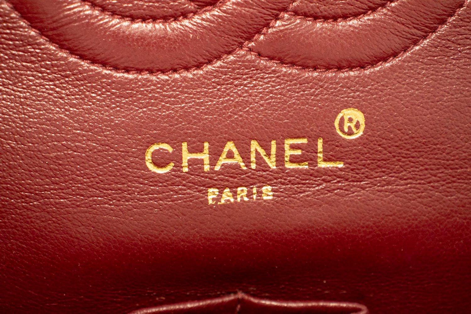 CHANEL Paris Limited Chain Shoulder Bag Black Double Flap Quilted For Sale 12