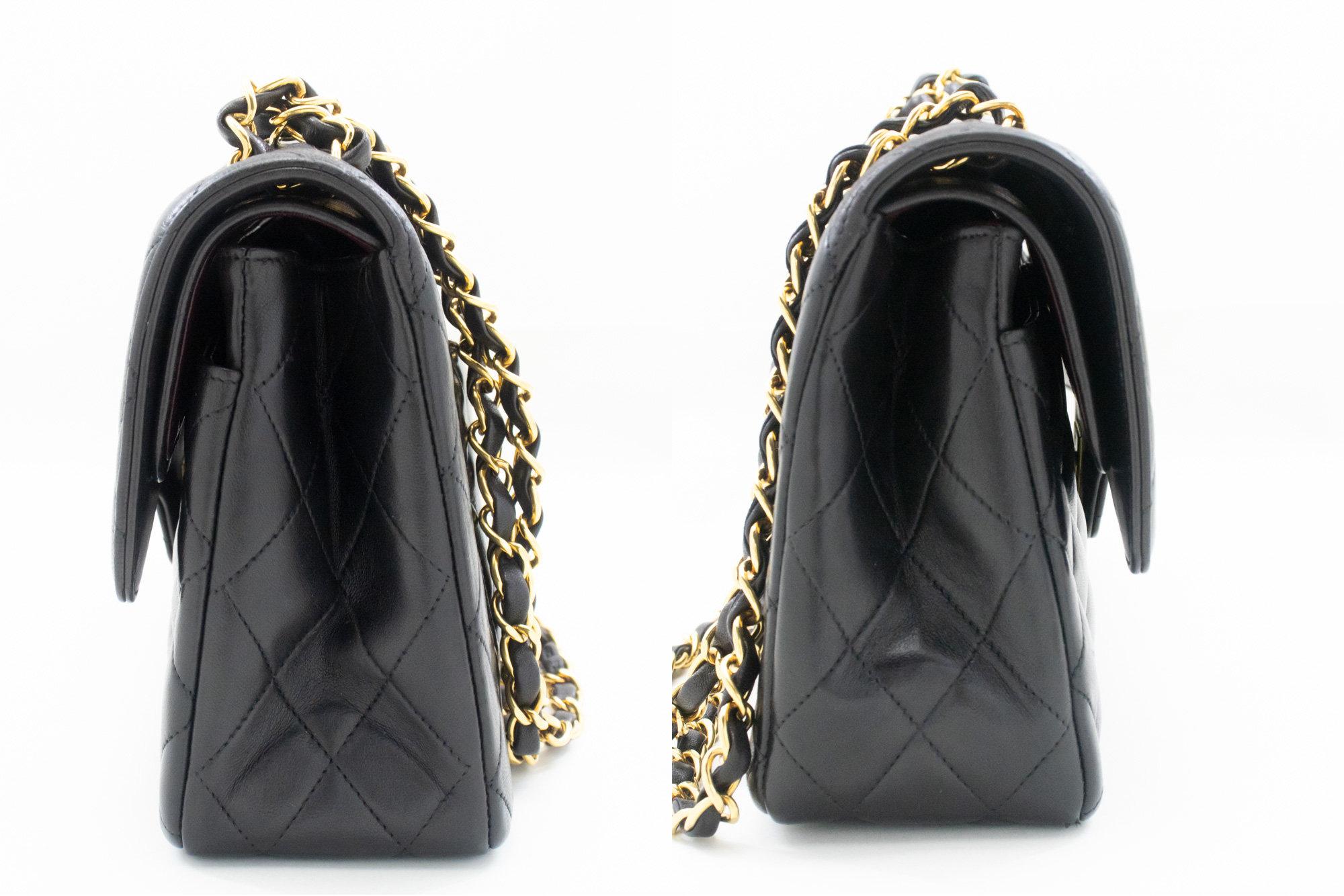 CHANEL Paris Limited Chain Shoulder Bag Black Double Flap Quilted For Sale 1