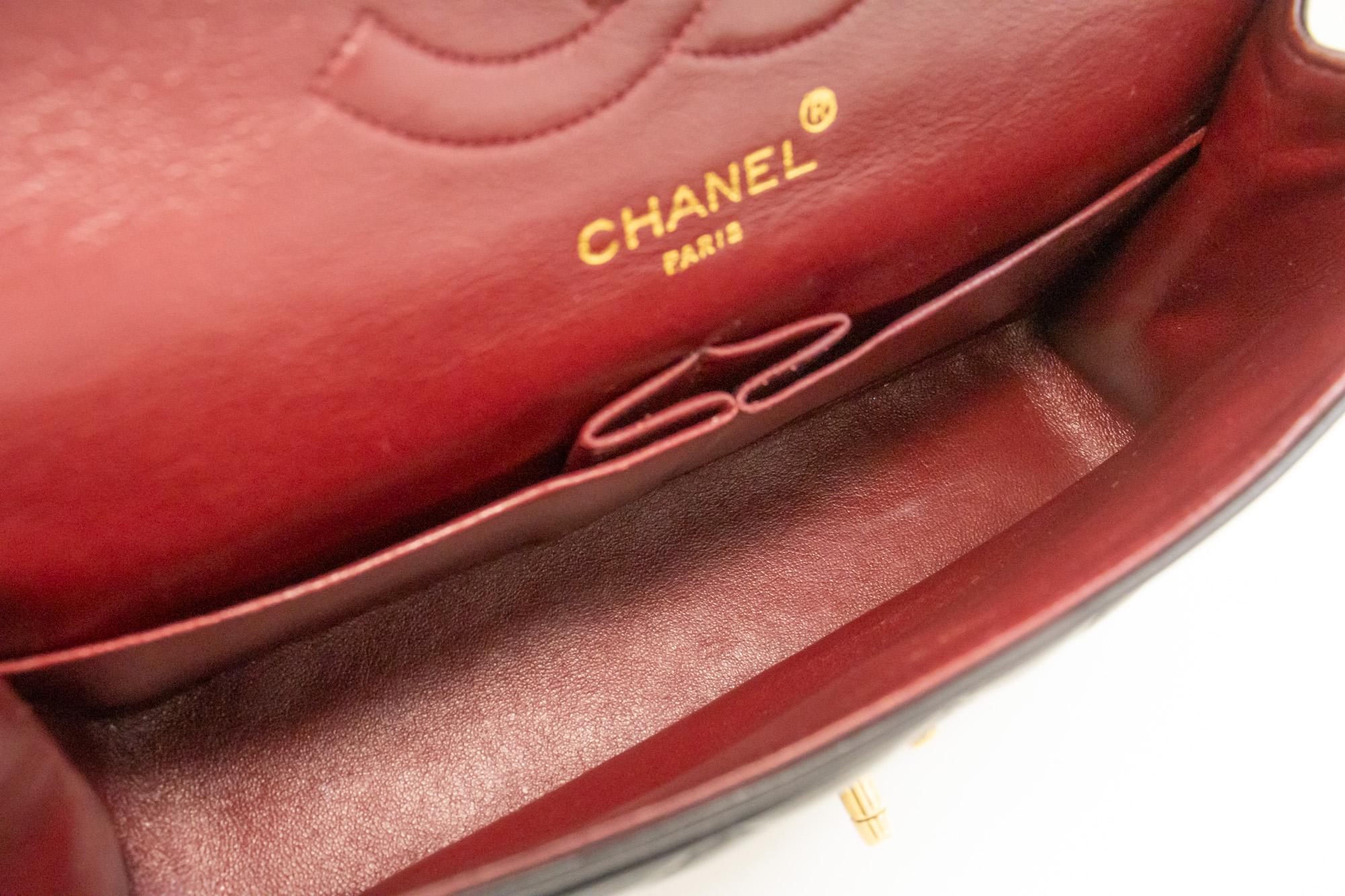 CHANEL Paris Limited Chain Shoulder Bag Black Double Flap Quilted For Sale 5