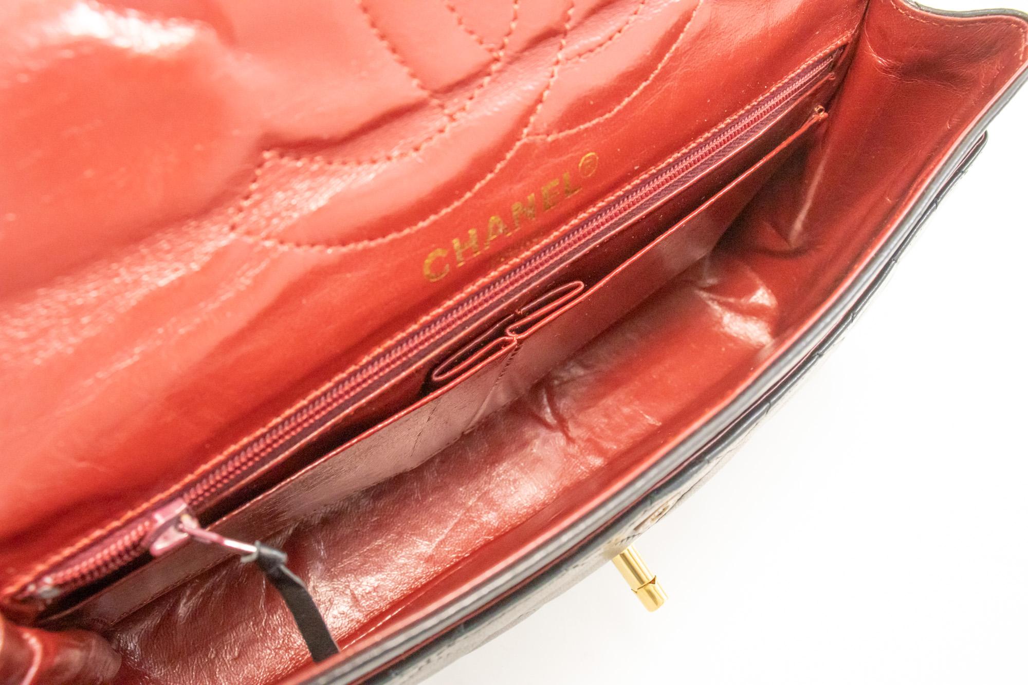CHANEL Paris Limited Chain Shoulder Bag Black Quilted Double Flap For Sale 5