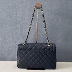 Chanel Paris Limited Medium Black Caviar Leather Gold Hardware 2015-16