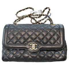 Chanel Paris Limited Medium Black Caviar Leather Gold Hardware 2015-16