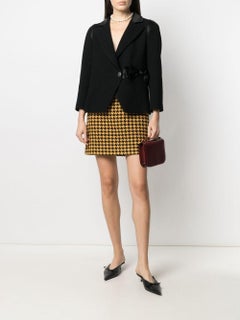 Chanel Paris / London Black Tweed Jacket with Bow