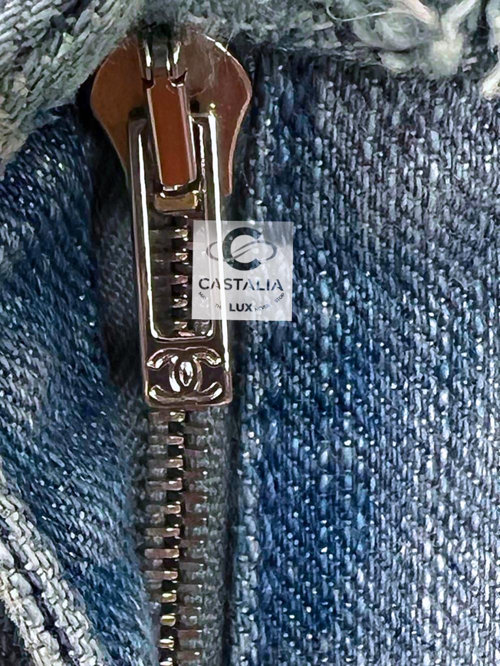 da uomo o donna Jeans blu Chanel Paris / London