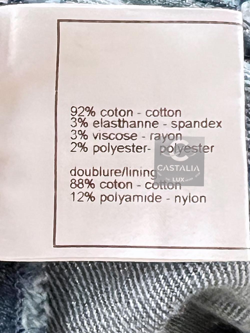 Jeans blu Chanel Paris / London 3