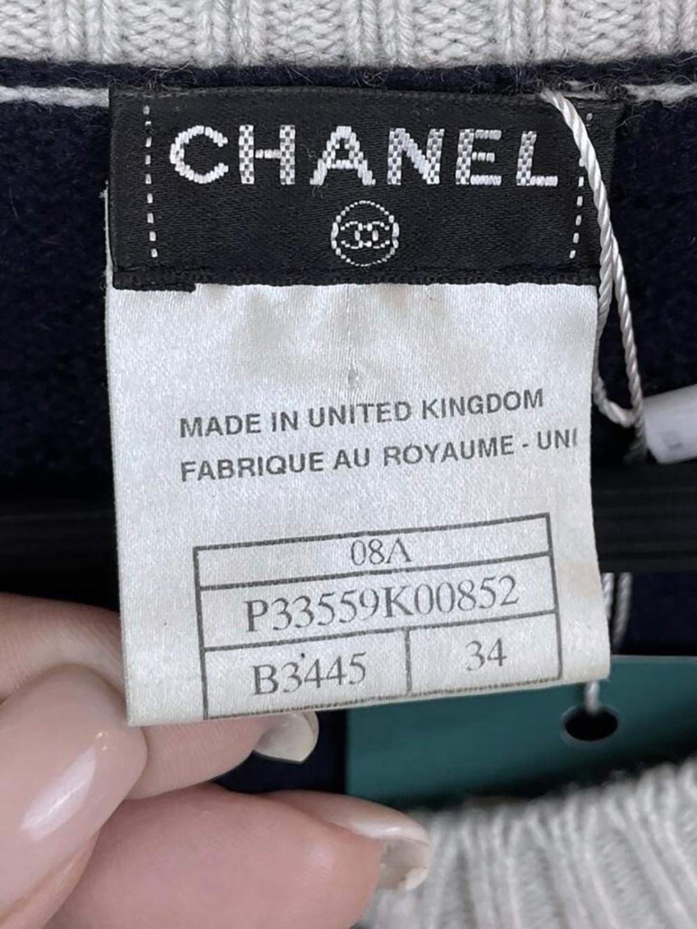 Chanel Paris / London CC Corona Buttons Cardigan For Sale 2