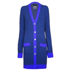 CHANEL Paris / London CC Crown Buttons Cashmere Cardigan 36 FR