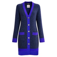 CHANEL Paris / London CC Crown Buttons Cashmere Cardigan 36 FR