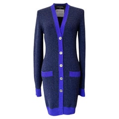 Chanel Paris / London CC Crown Buttons Cashmere Cardigan