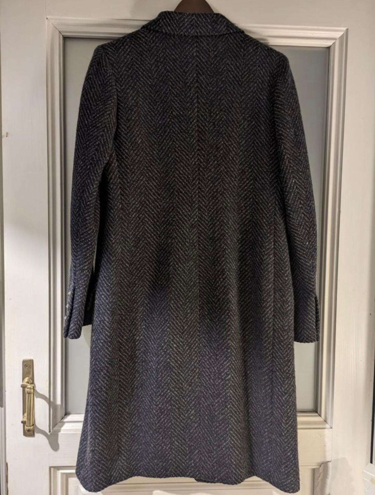 Women's or Men's Chanel  Paris / London Collection Maxi Tweed Coat For Sale