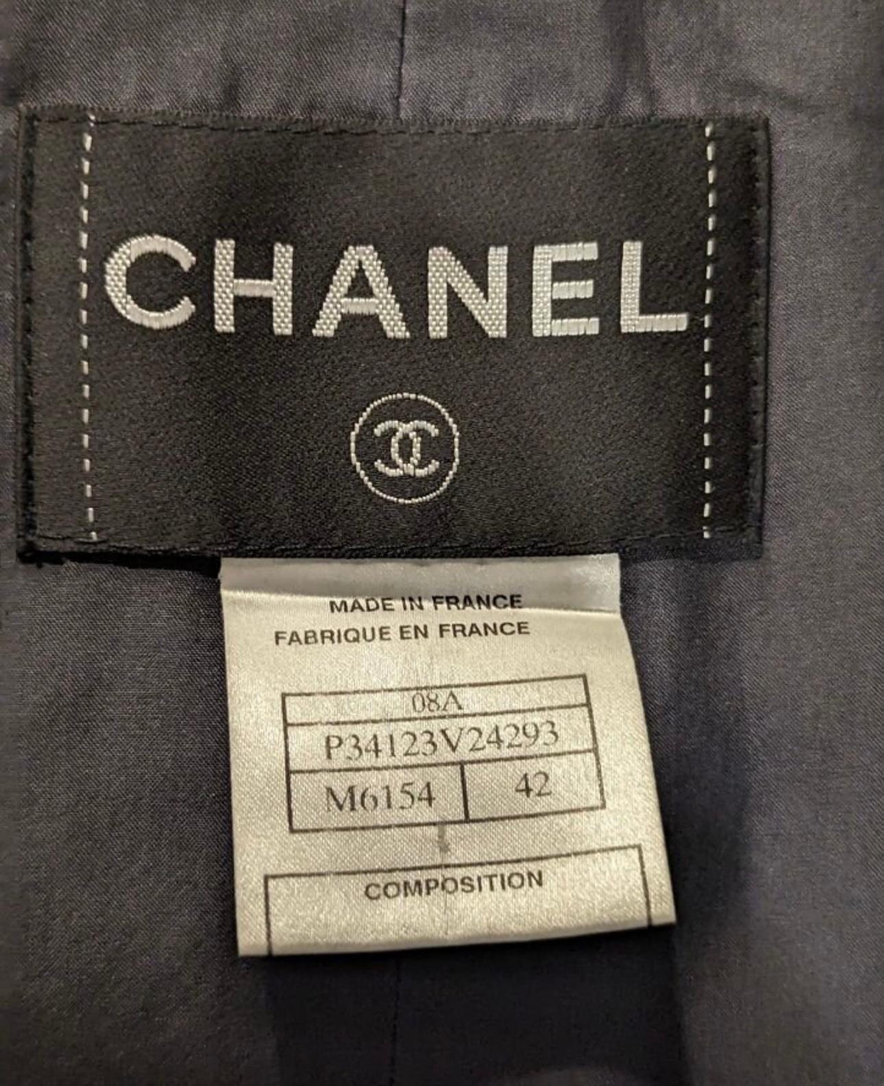 Chanel  Paris / London Collection Maxi Tweed Coat For Sale 3