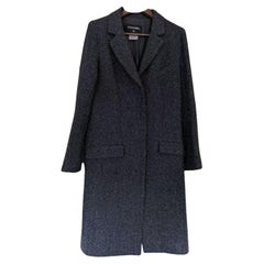 Used Chanel  Paris / London Collection Maxi Tweed Coat