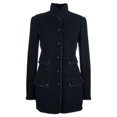 Chanel Paris / London Collectors Black Tweed Jacket