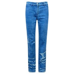 CHANEL Paris / London Collectors Grunge Jeans 36 FR