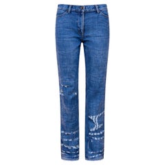 CHANEL Paris / London Collectors Grunge Jeans 36 FR