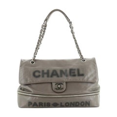 Chanel Paris-London Expandable Flap Bag Leather Large 