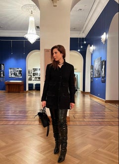 Chanel Paris / London Gripoix Buttons Schwarze Tweed-Jacke mit Knöpfen