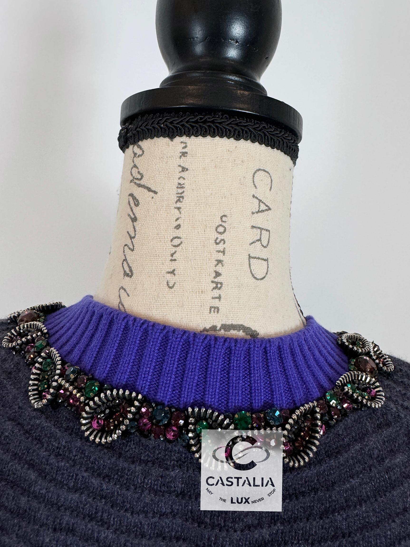 Chanel Paris / London Cardigan Jewell 40 FR 9