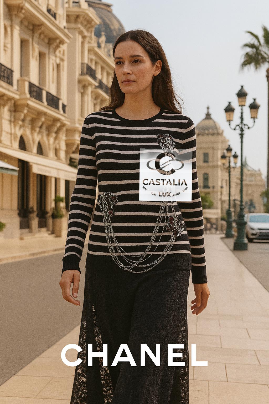 Chanel Jumper Barroco Adornado con Joyas - Paris // Colección Métiers d'Art de Londresu2028Por Karl Lagerfeld

~ Para el verdadero archivista de Chanel: una pieza menos usada que venerada

~ Una reliquia luminosa de la pasarela París // Londres