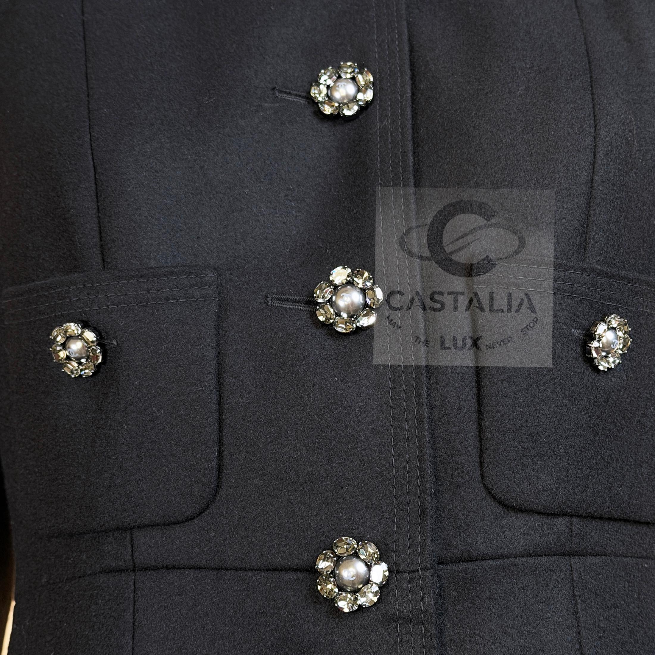 CHANEL París / LONDRES Raro Abrigo Gripoix Joya 36 FR en venta 7